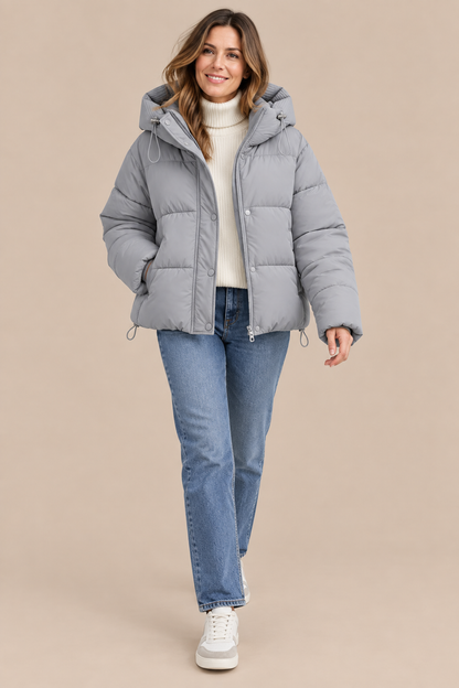 Denisse | Kurze Steppjacke mit Kapuze