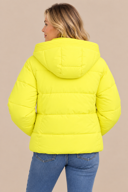 Denisse | Kurze Steppjacke mit Kapuze