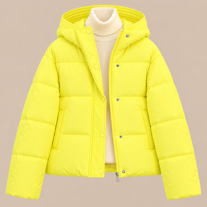 Denisse | Kurze Steppjacke mit Kapuze