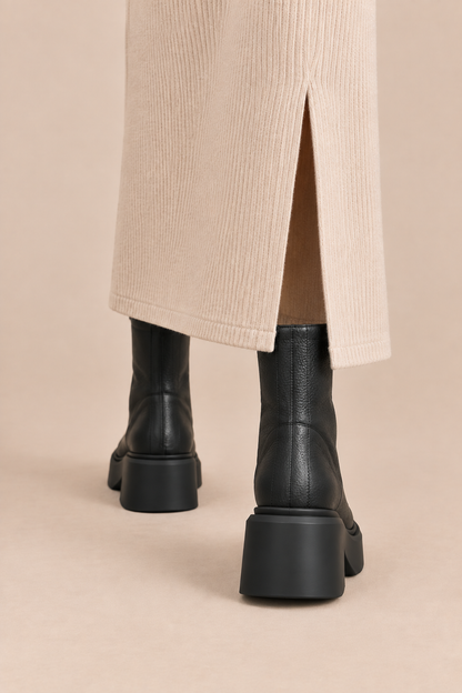 Elsa | Damen Winterstiefel mit markanter Profilsohle