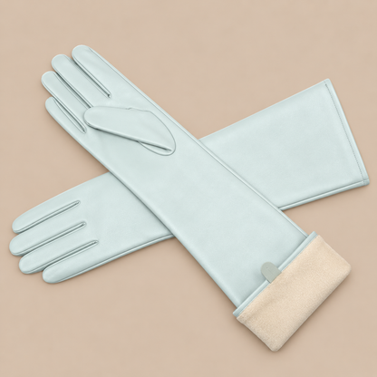 Elva | Lange Lederhandschuhe Damen für Winter