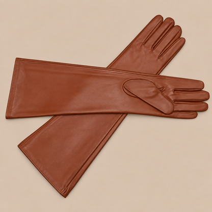 Elva | Lange Lederhandschuhe Damen für Winter