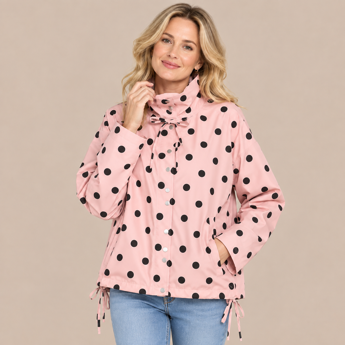 Elvianne | Regenjacke im Polkadot-Design