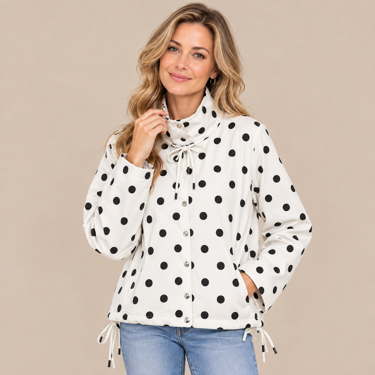 Elvianne | Regenjacke im Polkadot-Design