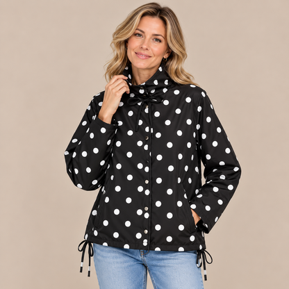 Elvianne | Regenjacke im Polkadot-Design