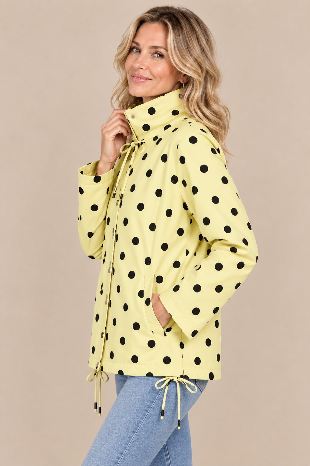 Elvianne | Regenjacke im Polkadot-Design