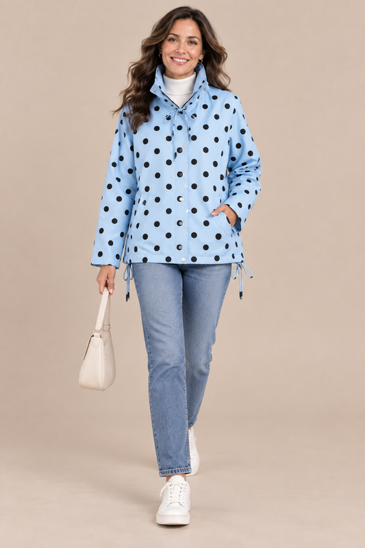 Elvianne | Regenjacke im Polkadot-Design
