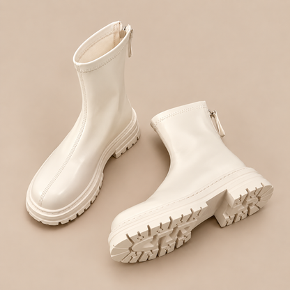 Elvie | Chelsea Boots Damen mit Reissverschluss und Profilsohle