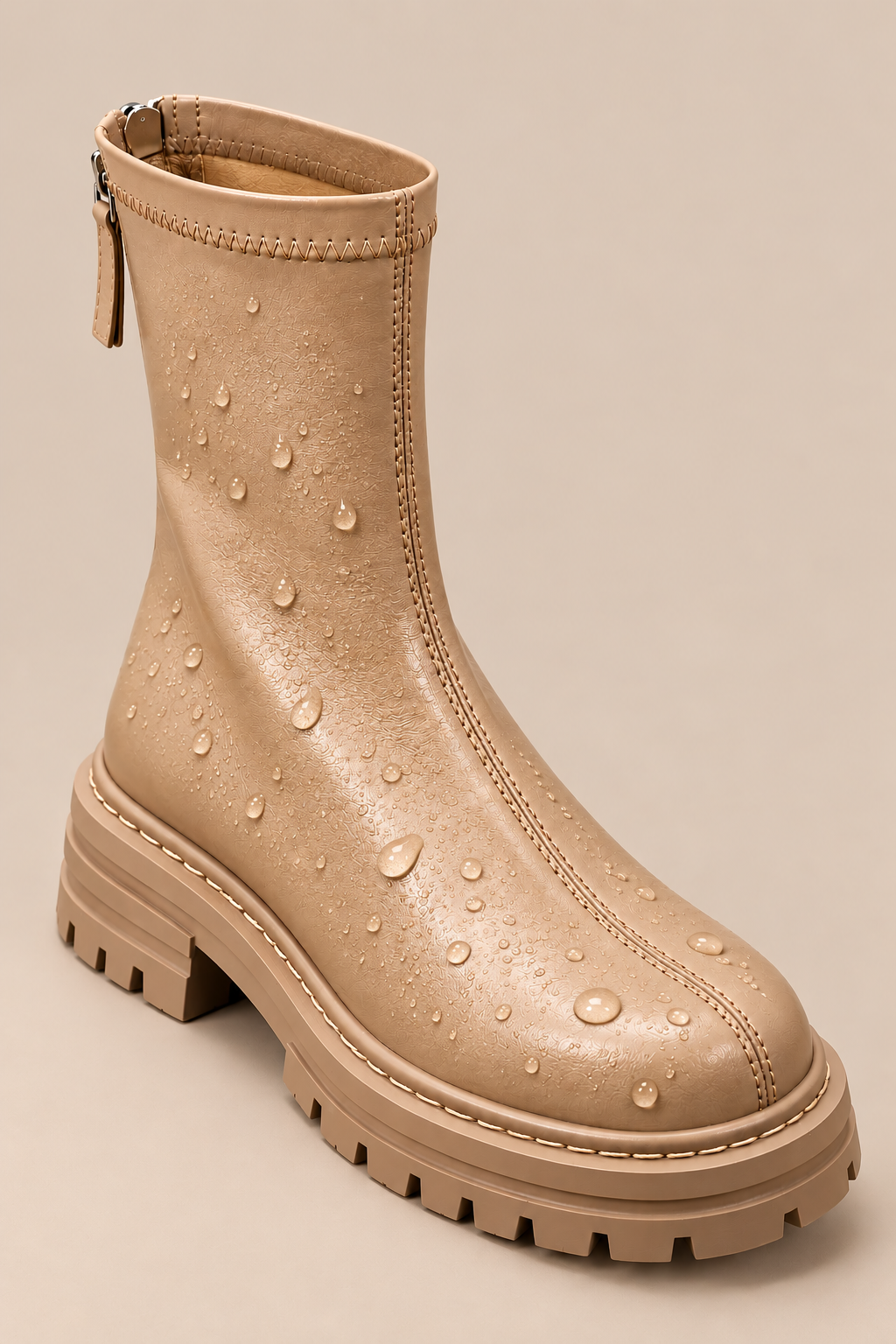 Elvie | Chelsea Boots Damen mit Reissverschluss und Profilsohle