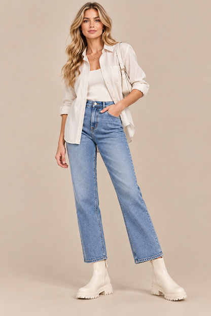 Elvie | Chelsea Boots Damen mit Reissverschluss und Profilsohle
