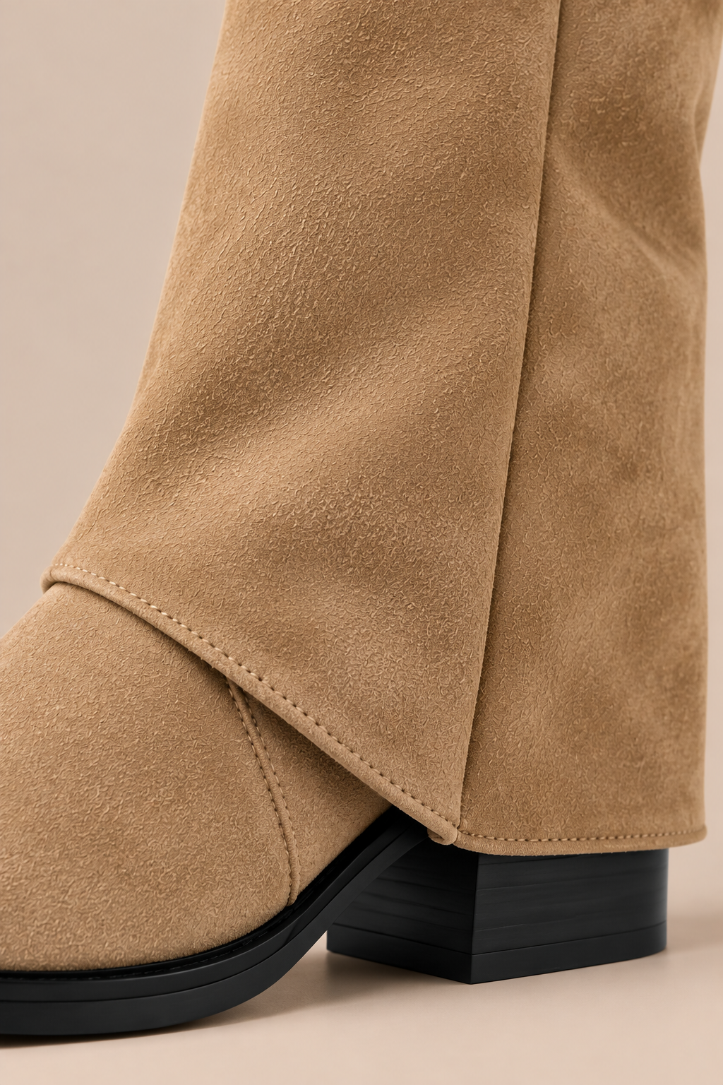 Elvira | Fold Over Boots Damen mit hohem Schaft