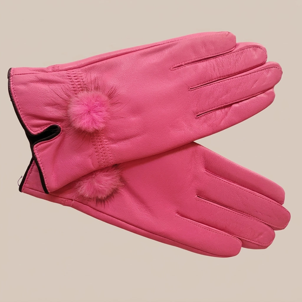 Elyssara | Elegante Lederhandschuhe mit weichem Manschettendetail