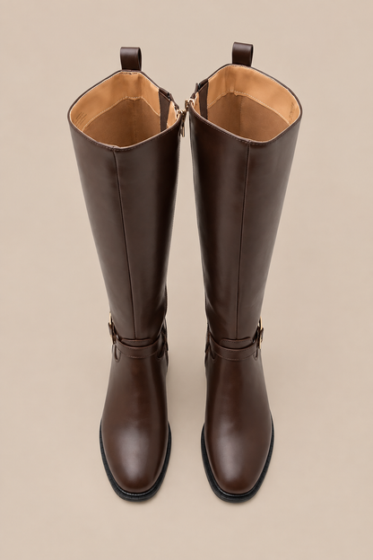Equestra | Kniehohe Damenstiefel Im Reitstil