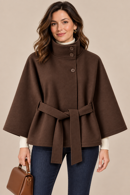 Esther | Trenchcoat Damen Kurz mit Bindegürtel