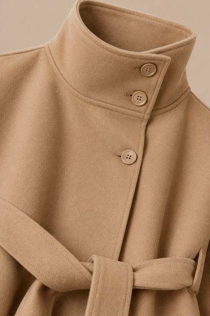 Esther | Trenchcoat Damen Kurz mit Bindegürtel