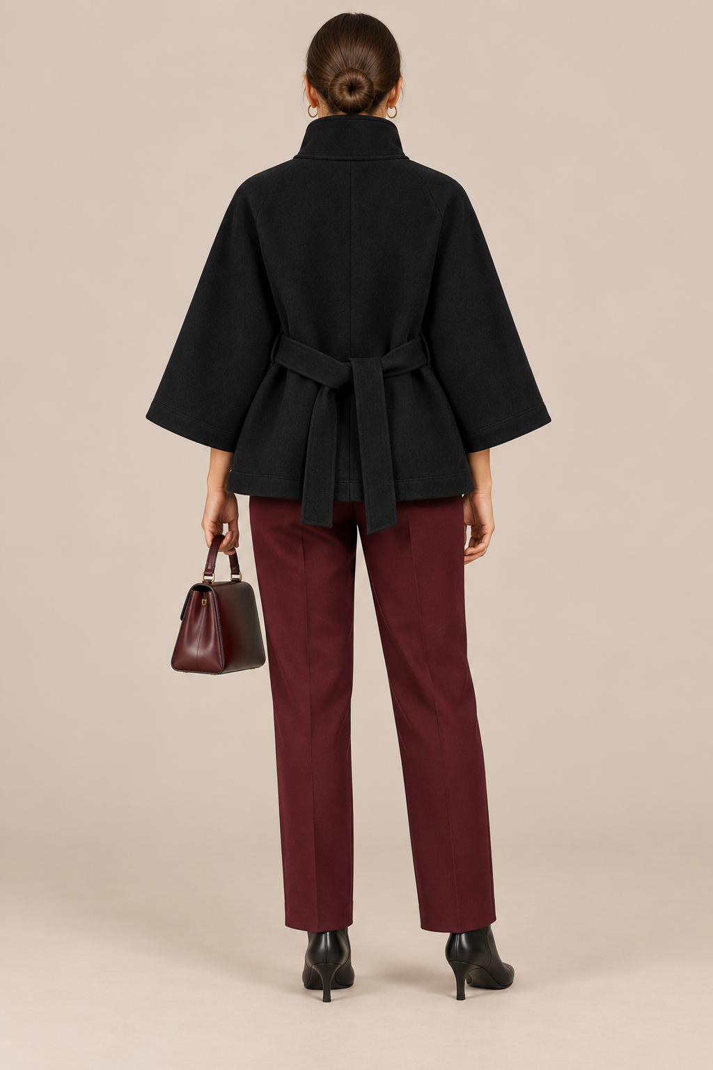 Esther | Trenchcoat Damen Kurz mit Bindegürtel