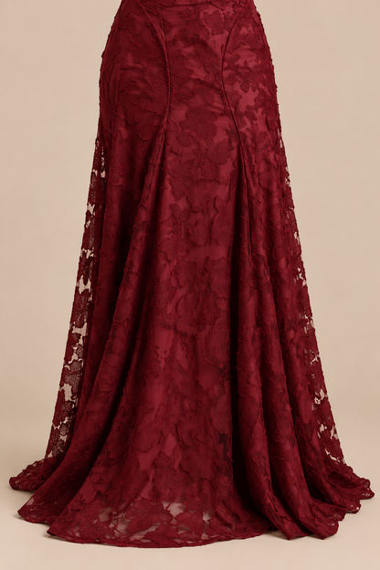 Evanna | Bodenlanges Ärmelloses Maxikleid Mit Floraler Struktur