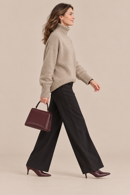 Evelina | Lässiger Rollkragenpullover für Damen
