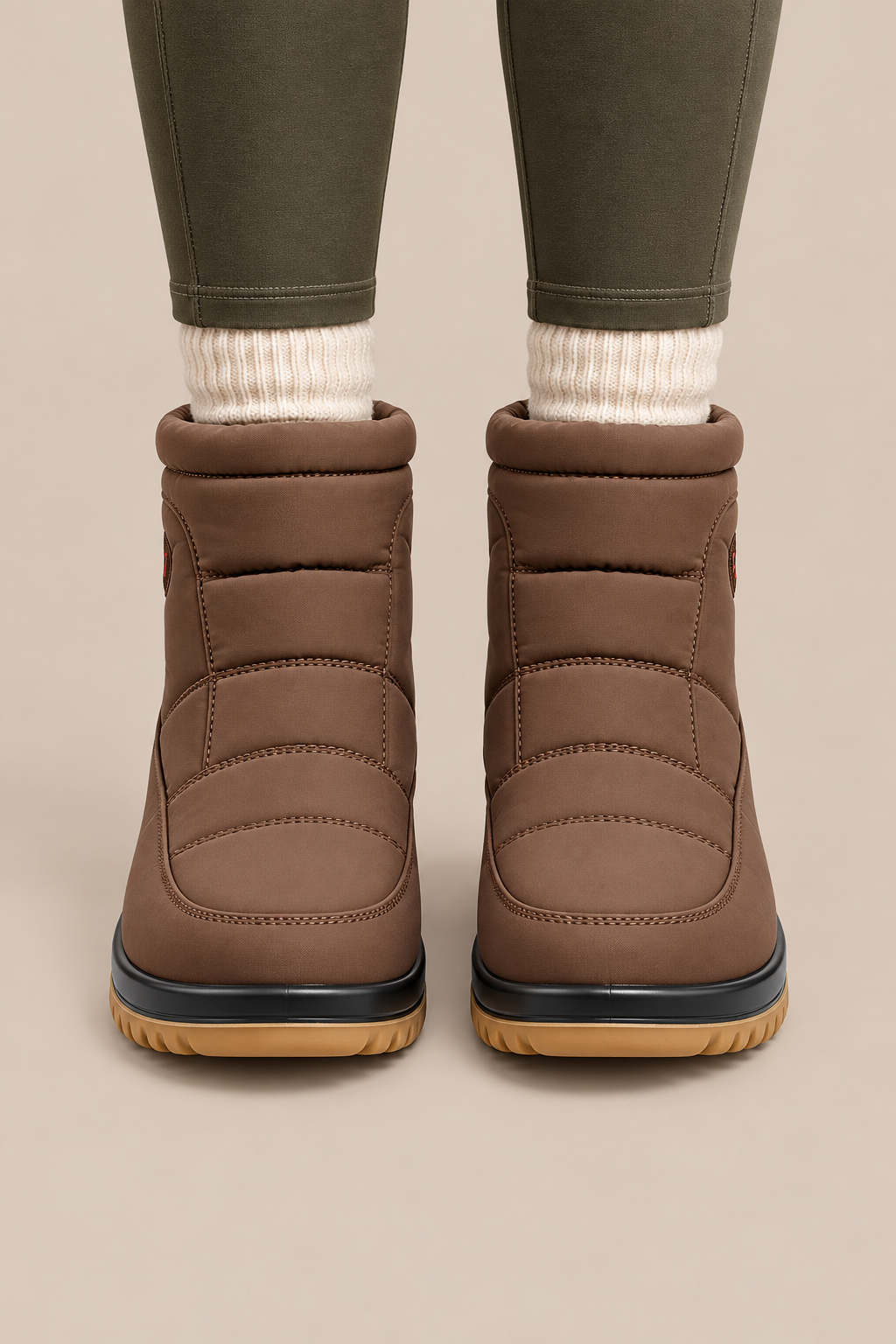 Fatima | Winterstiefel Damen mit warmem Futter und Profilsohle
