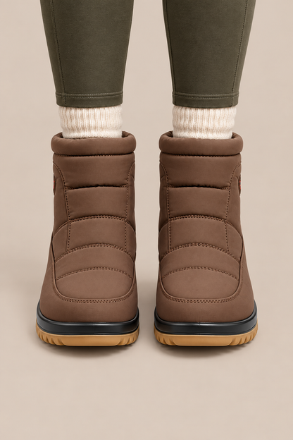 Fatima | Winterstiefel Damen mit warmem Futter und Profilsohle