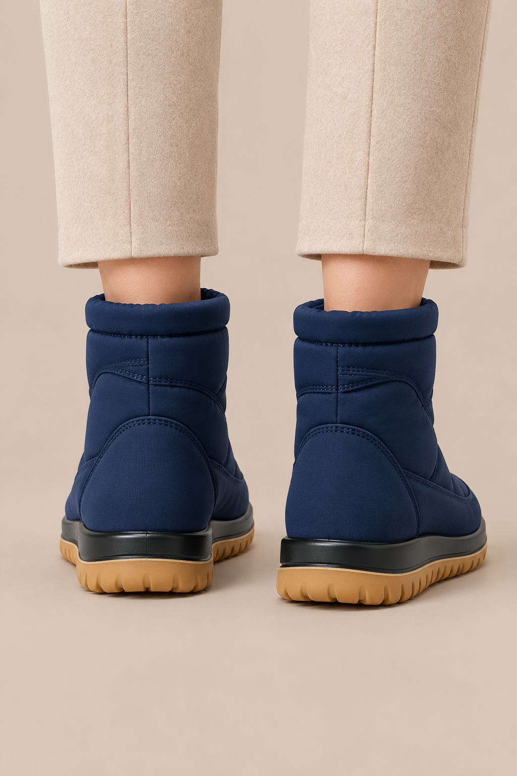 Fatima | Winterstiefel Damen mit warmem Futter und Profilsohle