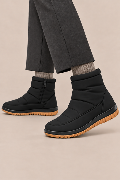 Fatima | Winterstiefel Damen mit warmem Futter und Profilsohle