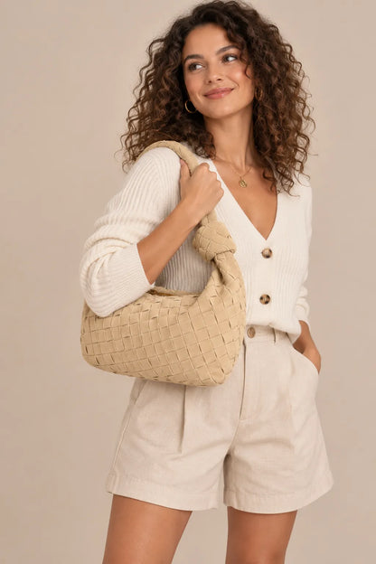Felly | Geflochtene Mini-Handtasche