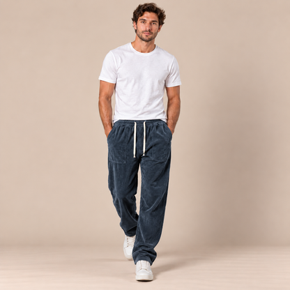 Fentris | Cordhose Herren mit weitem Bein und Kordelzug