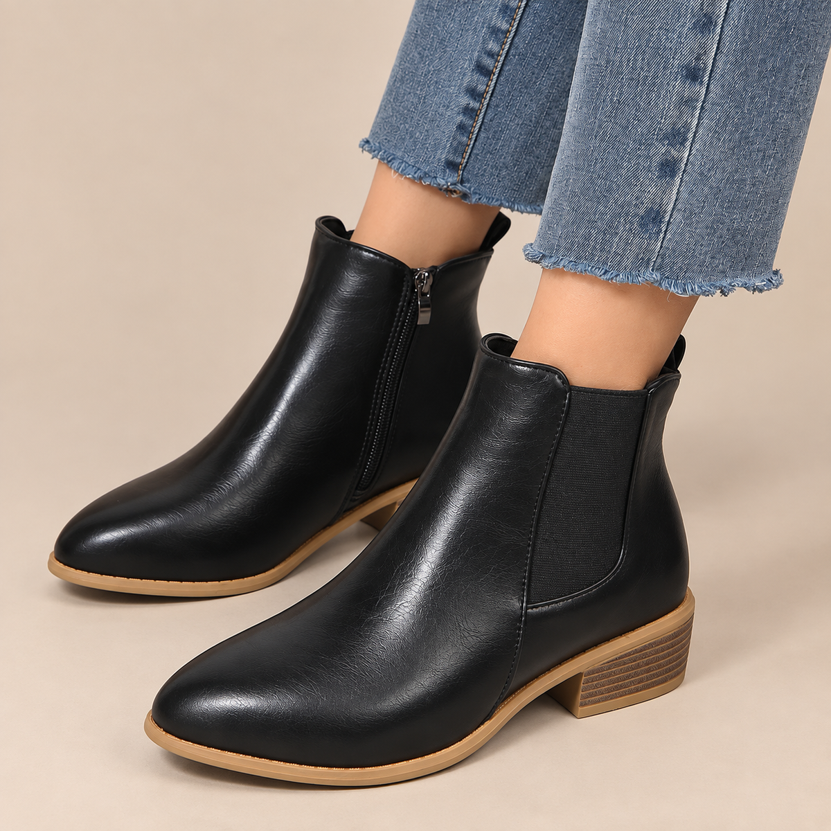 Fiora | Winterstiefel Damen mit seitlichem Reissverschluss