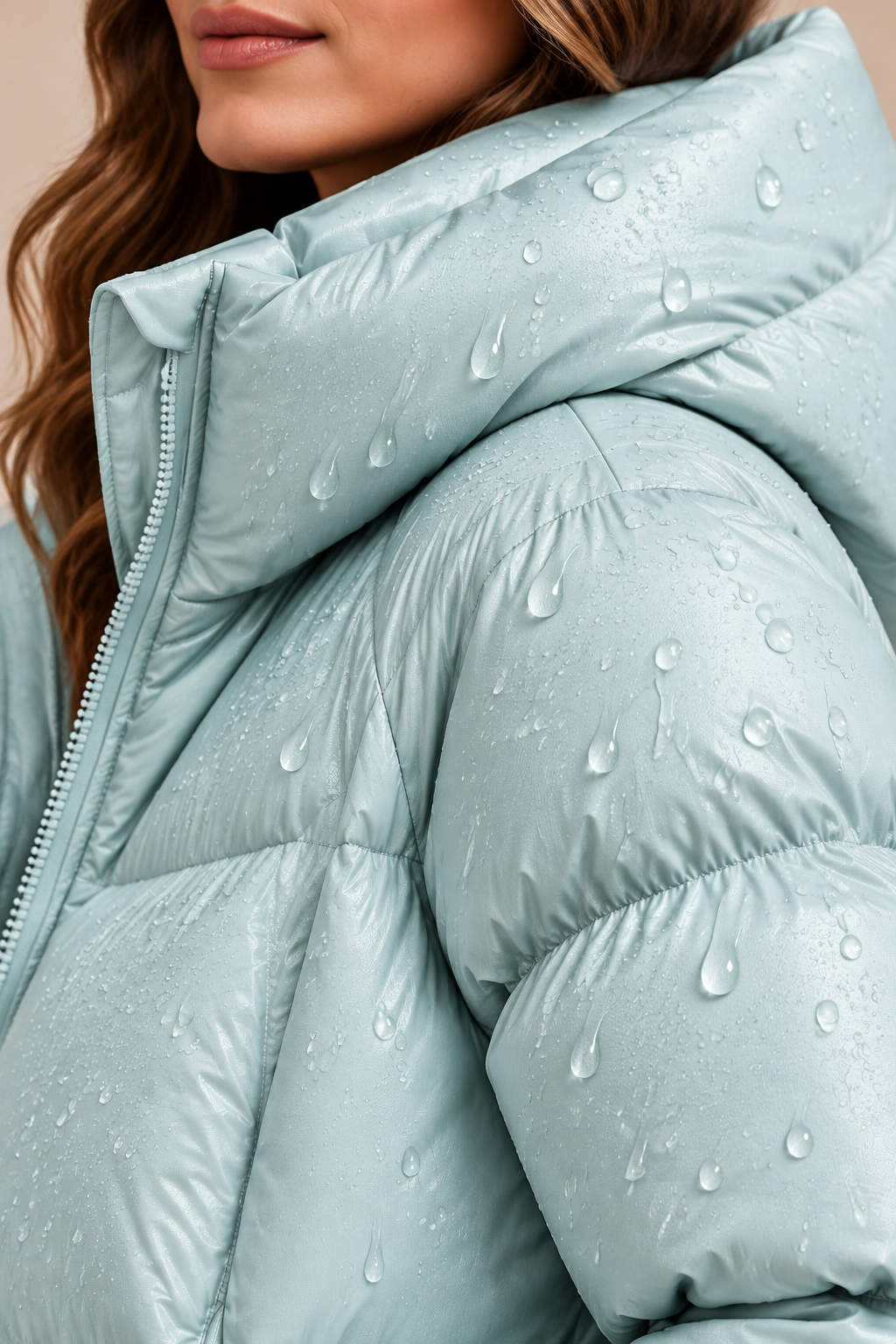 Flora | Steppjacke Damen mit hohem Kragen