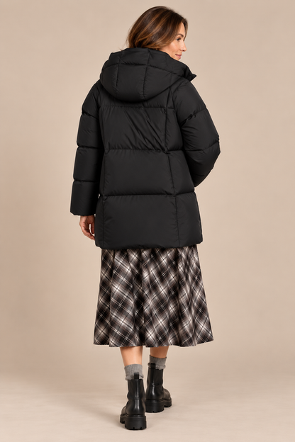 Flora | Steppjacke Damen mit hohem Kragen