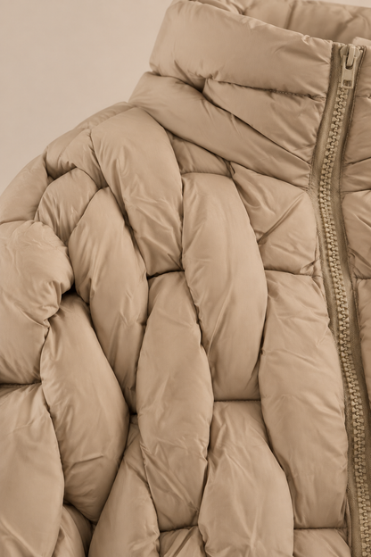 Florencia | Steppjacke Damen mit Struktursteppung und hohem Kragen