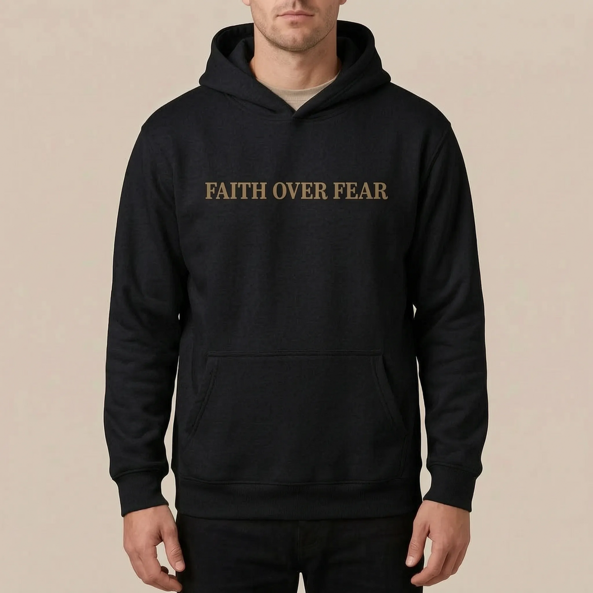Fovaro | Entspannter Kapuzenpullover Mit Statement-Print