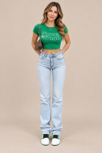 Frelyn | Jeans Damen mit geradem Bein und hoher Taille