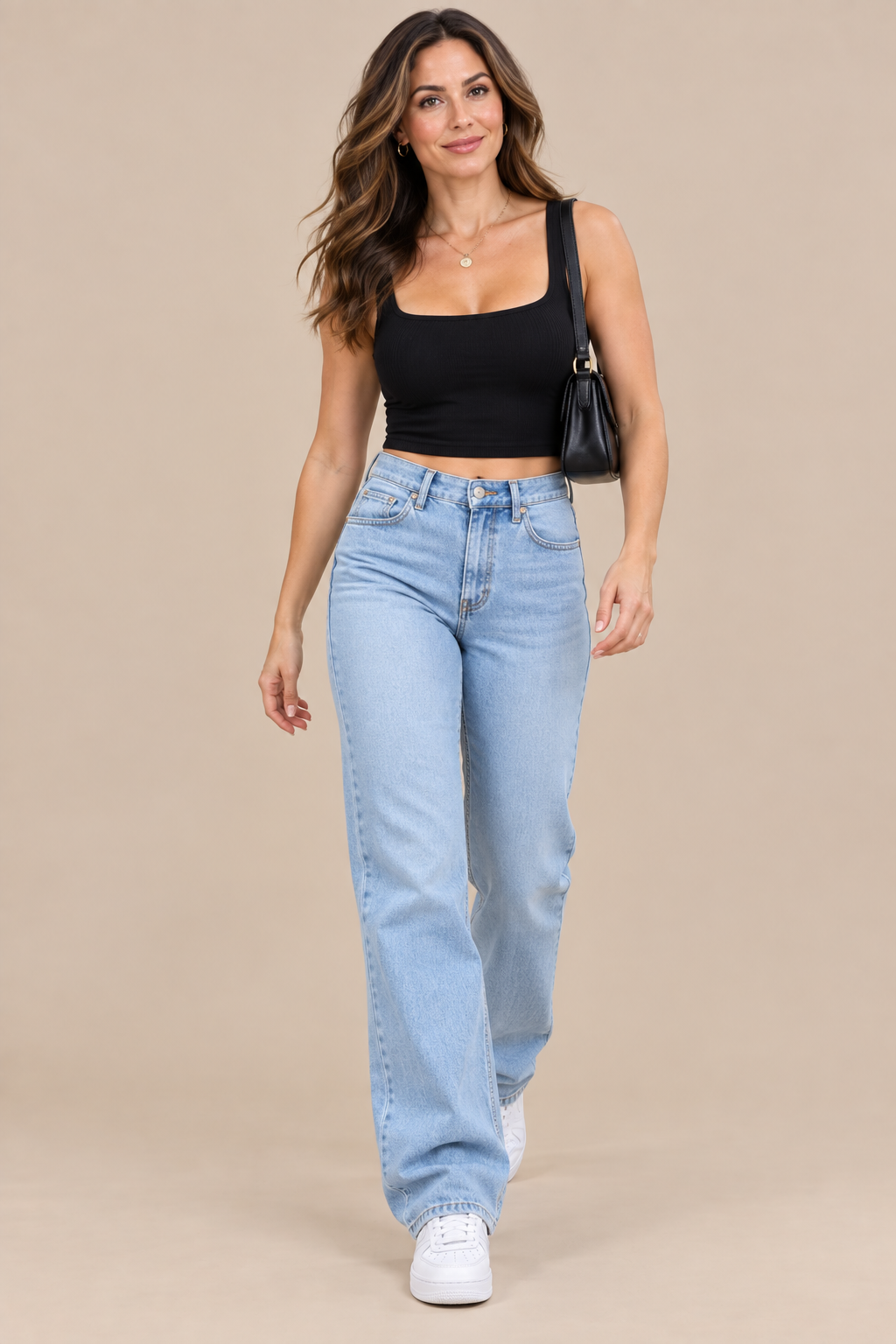 Frelyn | Jeans Damen mit geradem Bein und hoher Taille