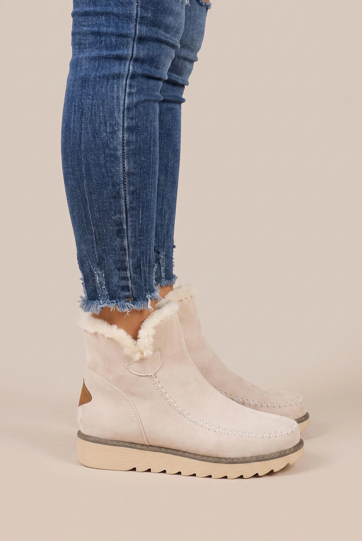 FrostWalk | Lässige Gefütterte Winterstiefel