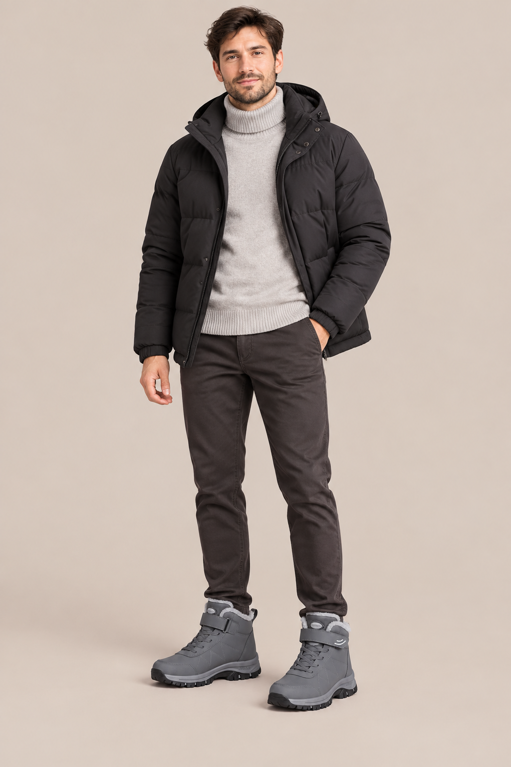 Frostek | Gefütterte Winterstiefel Für Herren