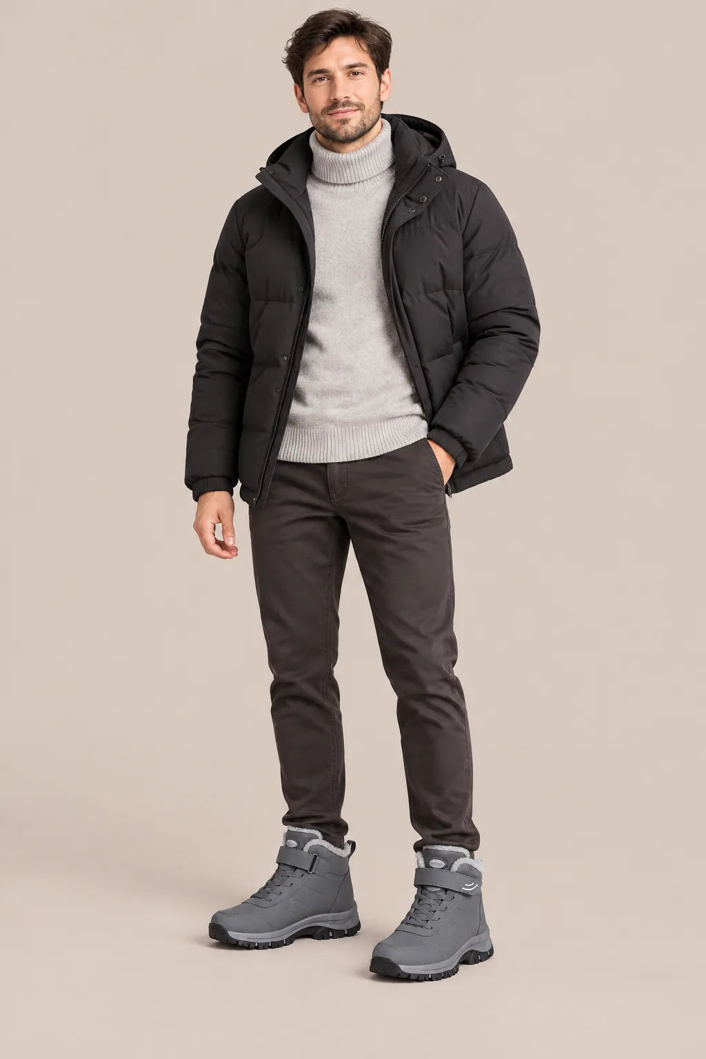 Frostek | Gefütterte Winterstiefel Für Herren
