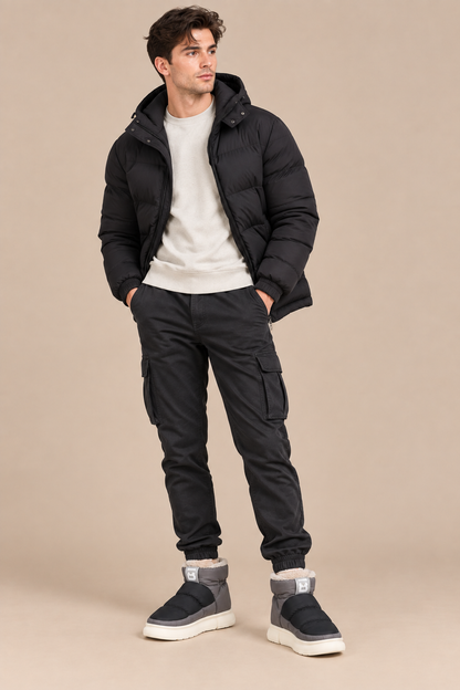 Gino | Winterstiefel Herren mit warmem Futter und Plateausohle
