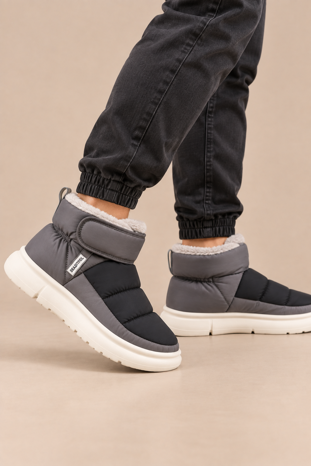 Gino | Winterstiefel Herren mit warmem Futter und Plateausohle