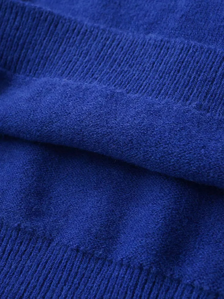 Glyndel | Strickpullover Damen mit Stehkragen und weitem Schnitt