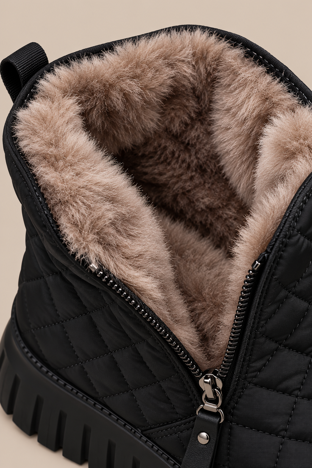 Grazel | Winterstiefel Damen mit Steppdesign und Plateausohle
