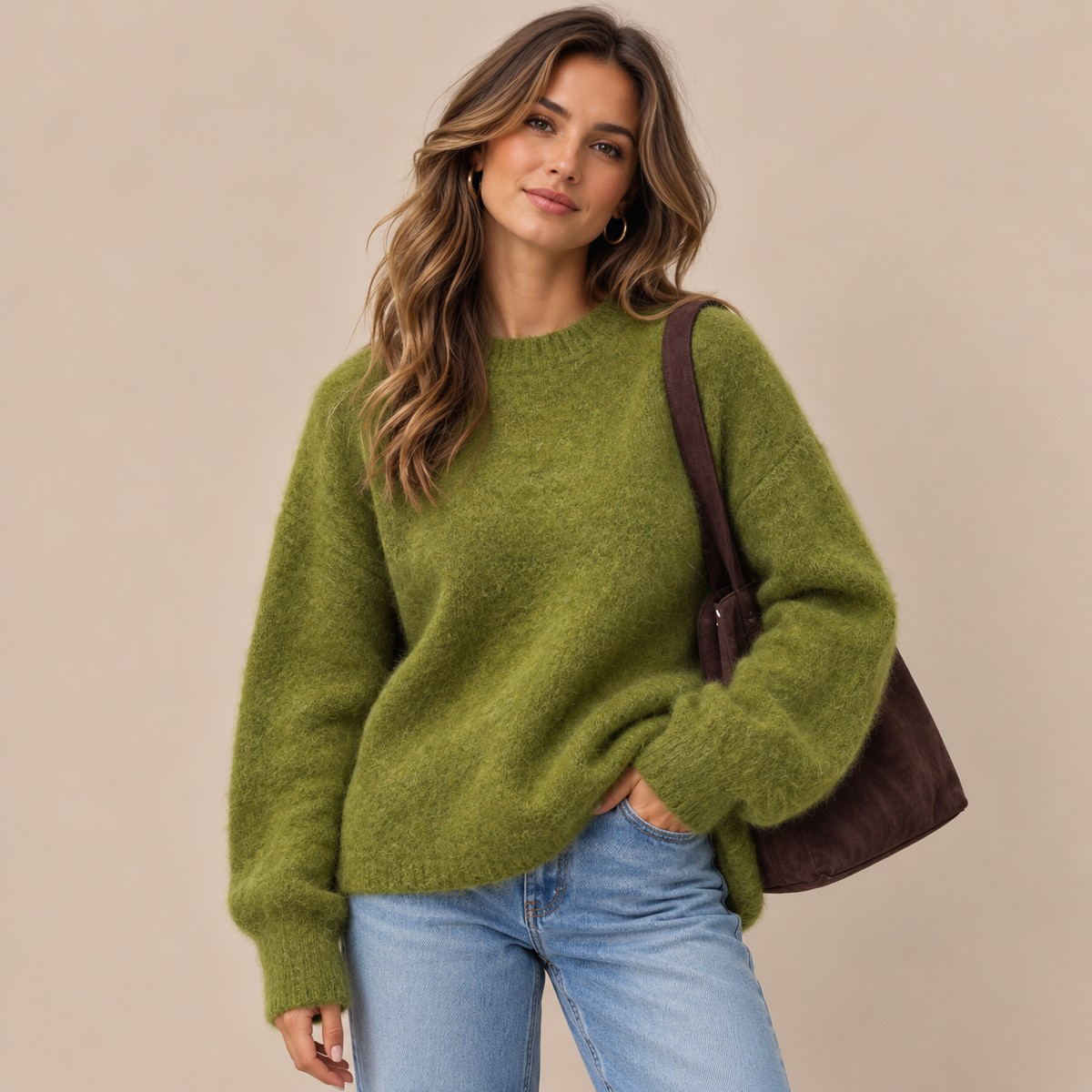 Hailey | Strickpullover Damen mit weicher Strickoptik