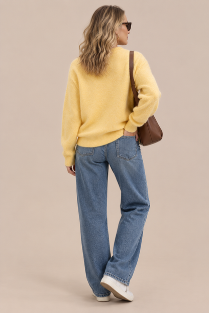 Hailey | Strickpullover Damen mit weicher Strickoptik