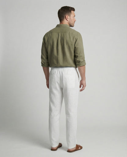 Julian | Lässige und atmungsaktive Leinenhose