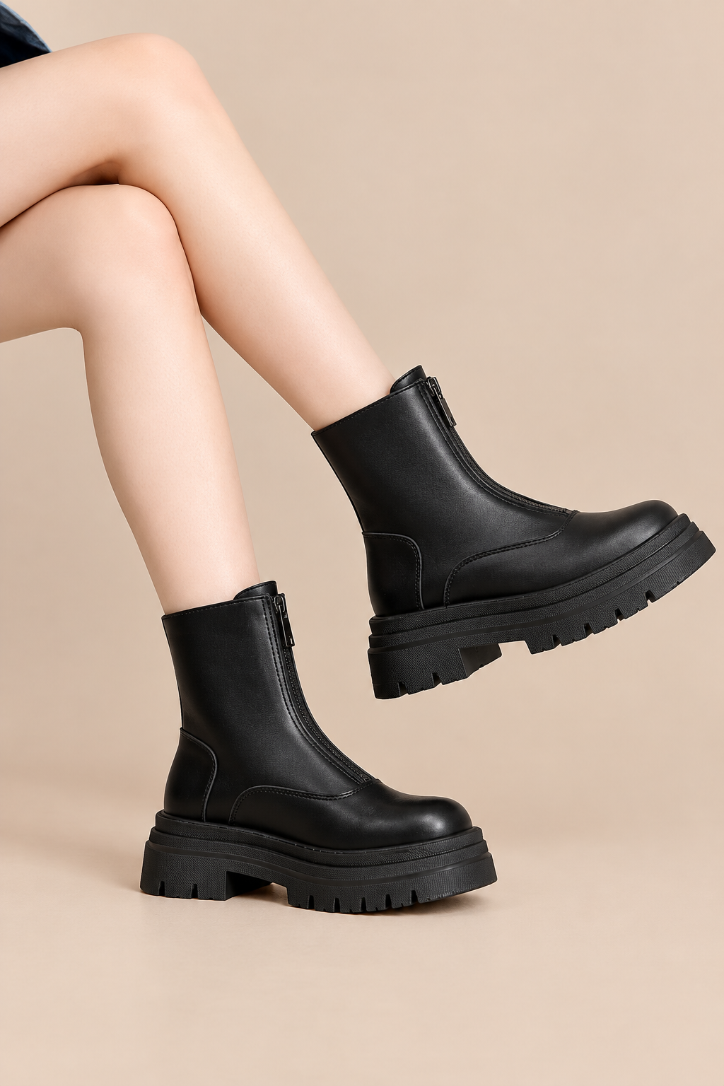 Helga | Chelsea Boots Damen mit Frontreissverschluss