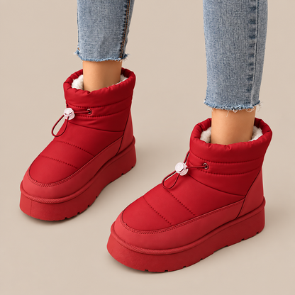Janeth | Winterstiefel Damen mit warmem Futter und Plateausohle