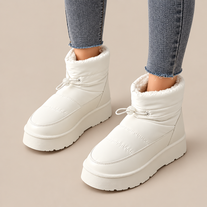 Janeth | Winterstiefel Damen mit warmem Futter und Plateausohle