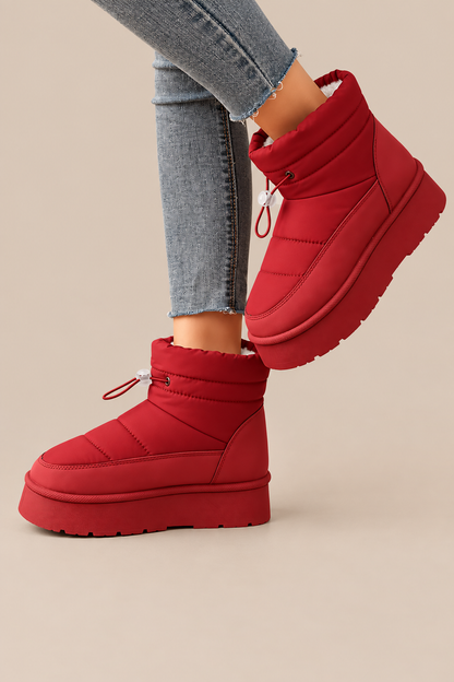Janeth | Winterstiefel Damen mit warmem Futter und Plateausohle