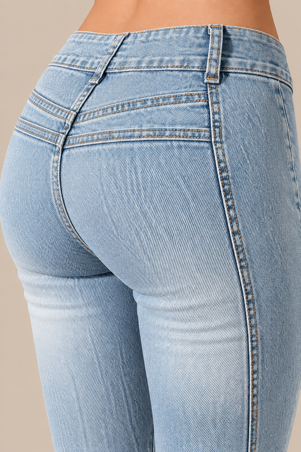 Janice | Jeans Damen mit niedriger Taille und ausgestelltem Bein